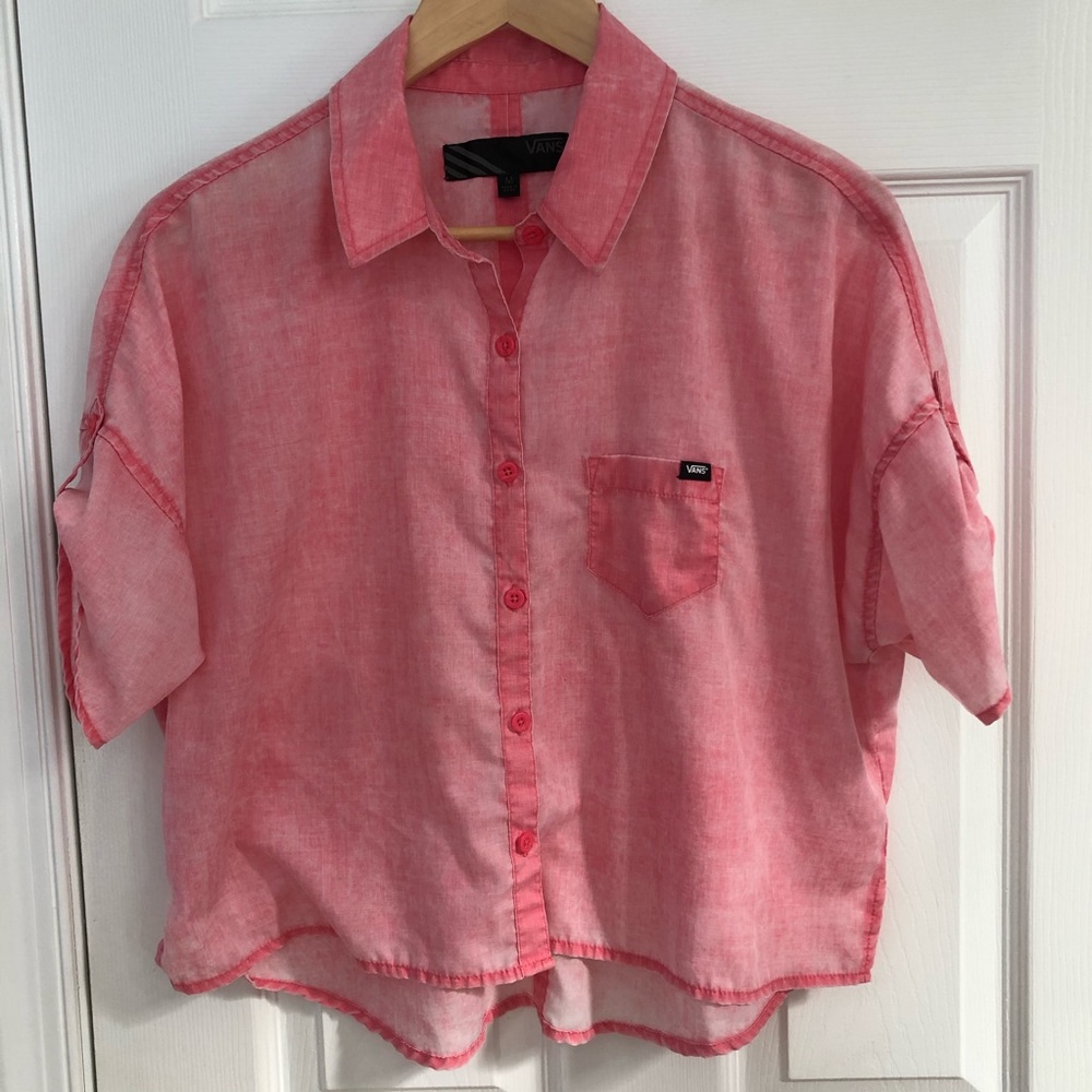 Vans cropped shirt